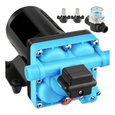 12v Waterpump Water Pump for Camper 6 Gpm RV Water Pump Blue